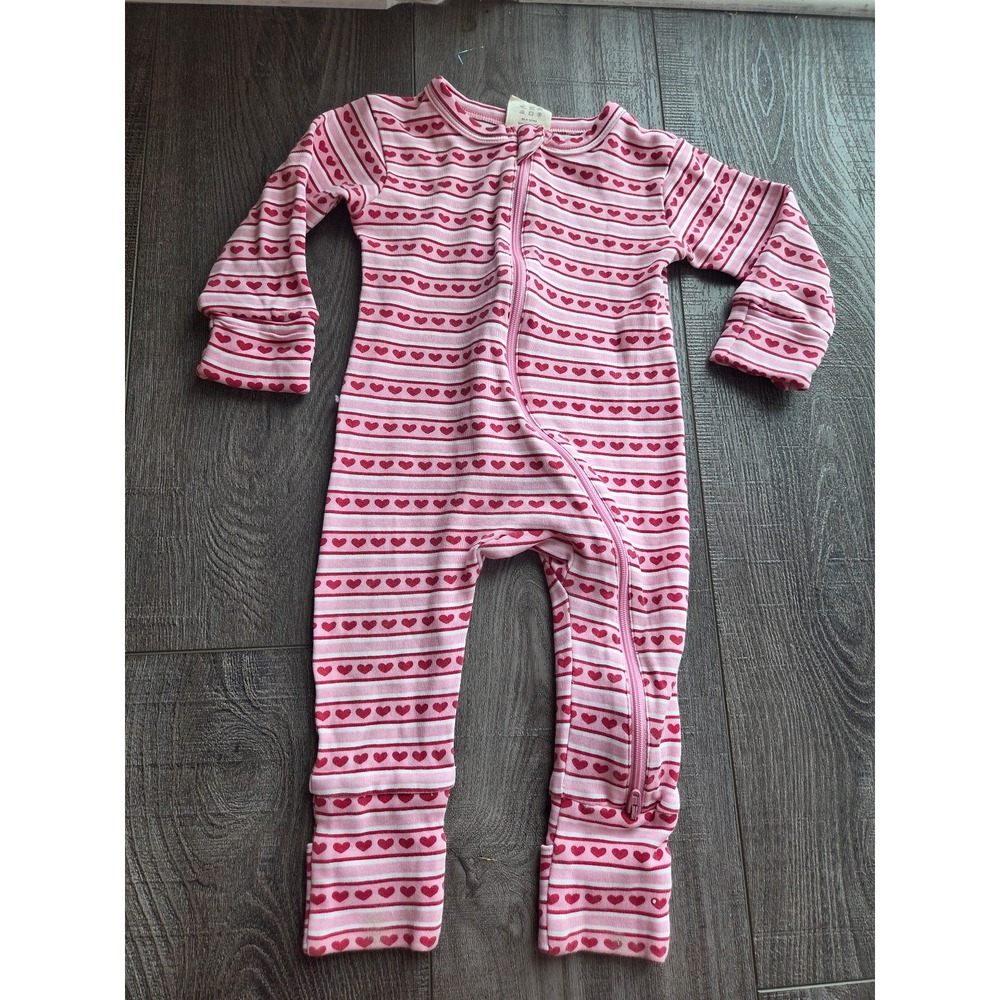 Spearmintlove baby girl sleeper 6-12 mos